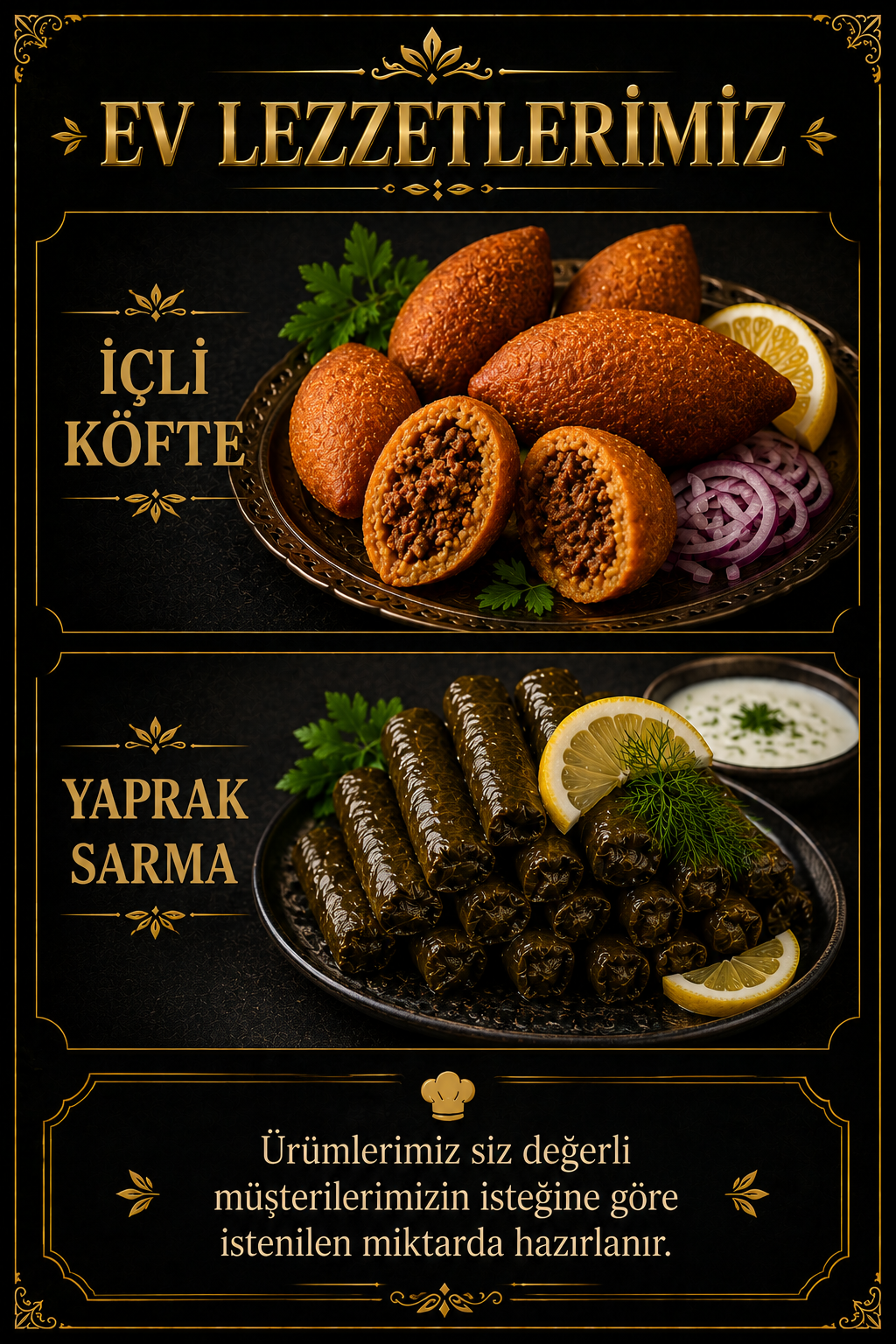 Yüce Tat Ev Lezzetlerimiz